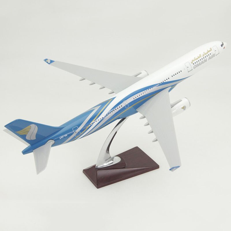 47CM 1:160 Scale Airbus A330 Model Oman Air Airlines Aircraft Plane Display Model Toy