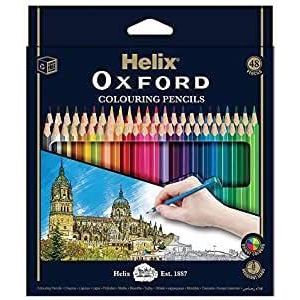 Helix Oxford Colouring Pencils Bright Colours Resistant Leads