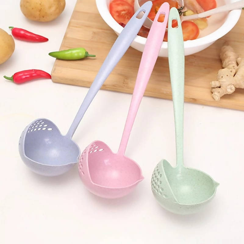 1Pc Hook Design Soup Spoon 2 In 1 Long Handle | Kitchen Appliance | Halabh.com