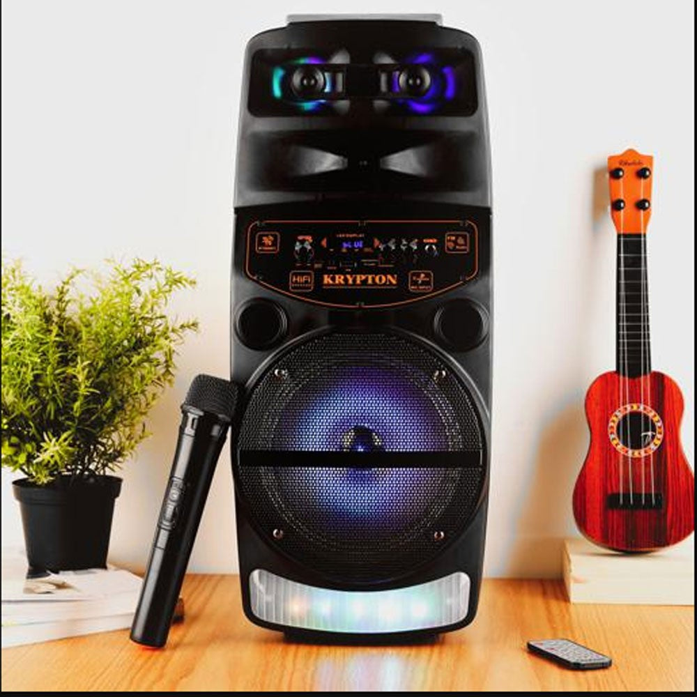 Krypton KNMS5192 Portable Rechargeable Bluetooth Speaker with Remote & Mic