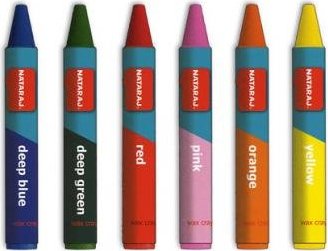 Nataraj Wax Crayons Non Toxic & Easy Grip 1x12 Multicolor