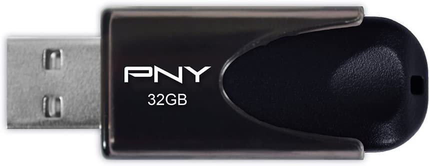 PNY USB Flash Drive 2.0, 4 Standard Black 32 Go 32 gb 32 GB, FD32GATT4-EF