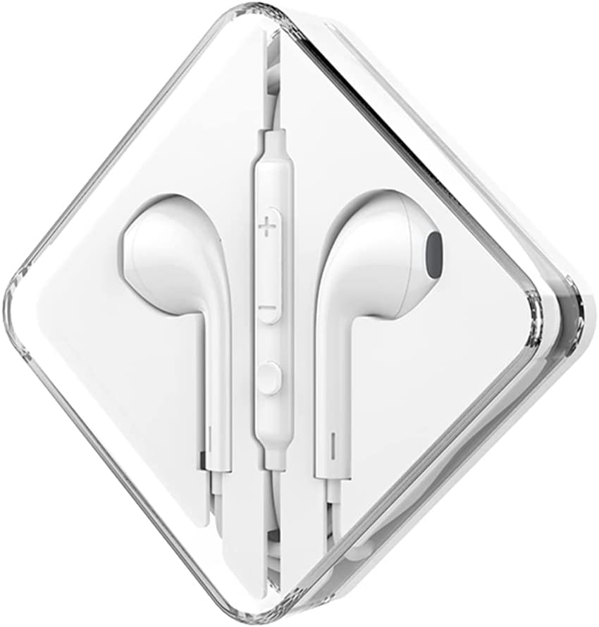 Hoco Memory Sound Wired Earphones With Microphone White