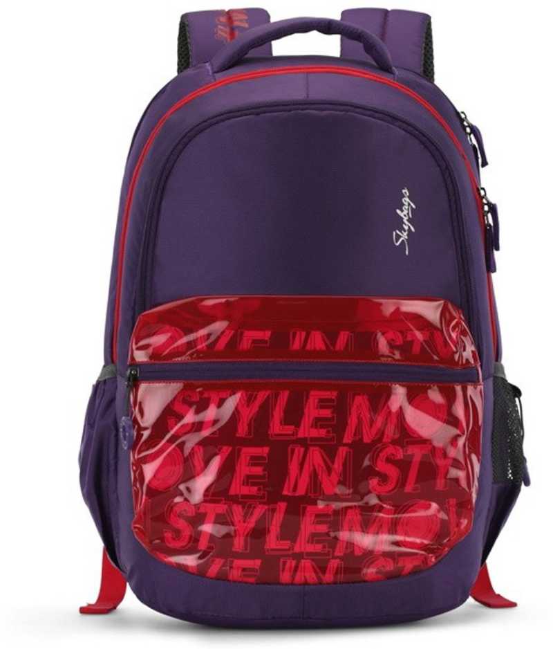 Skybags Figo 02 Purple Back Pack