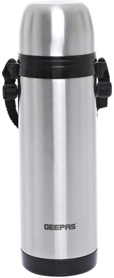 Geepas Stainless Steel Vacuum Flask Silver
