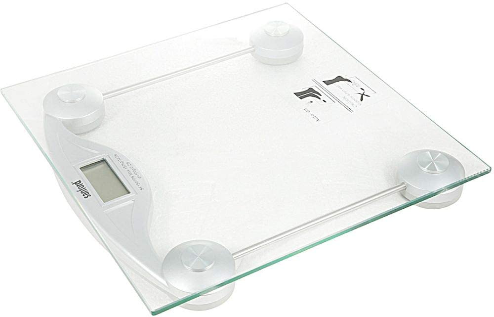 Sanford SF1507PS Glass Electronic Personal Scale Silver