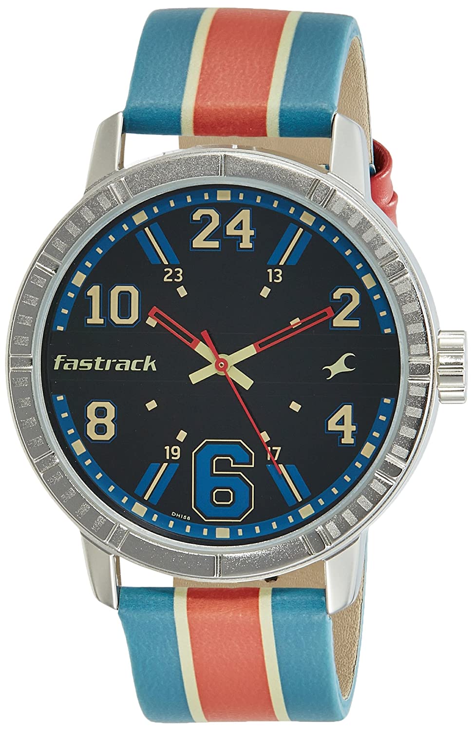 Fastrack Varsity Analog Silver Dial Mens Watch