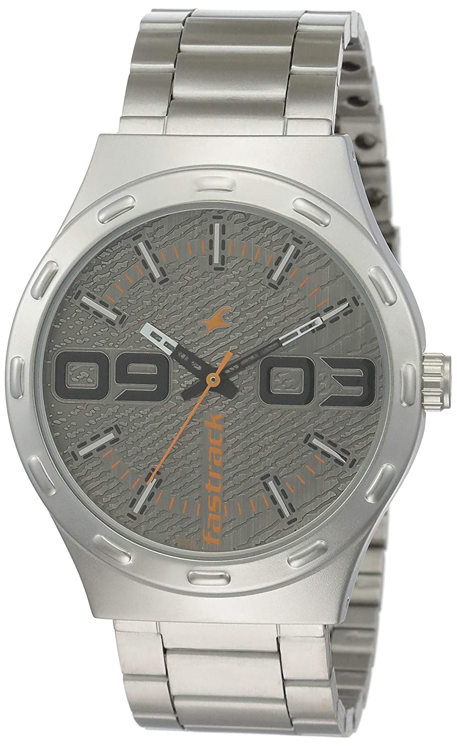 Fastrack Denim Analog Men's Watch 3183SM01 | Stainless Steel | Mesh Strap | Water-Resistant | Minimal | Quartz Movement | Lifestyle | Business | Scratch-resistant | Fashionable | Halabh.com