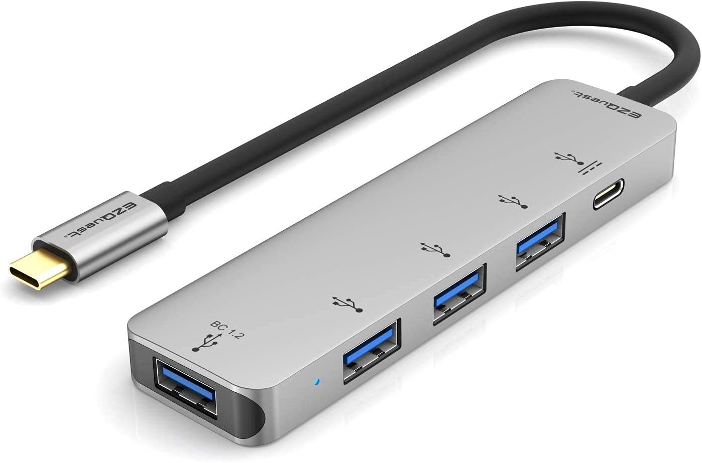 Ezquest 4-Port USB 3.0 Hub Adapter with USB-C PD 3.0
