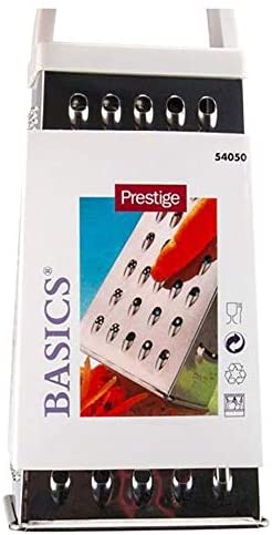 Prestige 4 Way Box Grater Silver & White