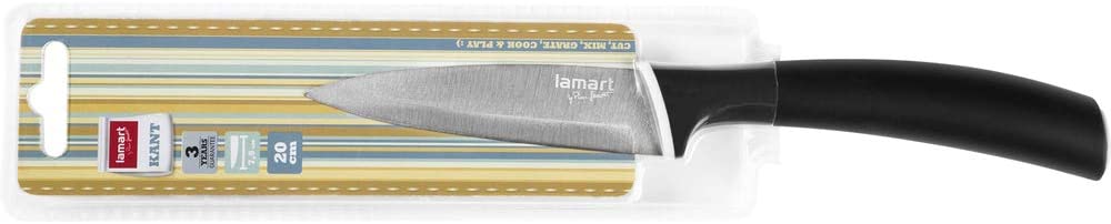 Lamart Lt2063 Kant Paring Knife - 7.5 cm, Black, Mixed Material