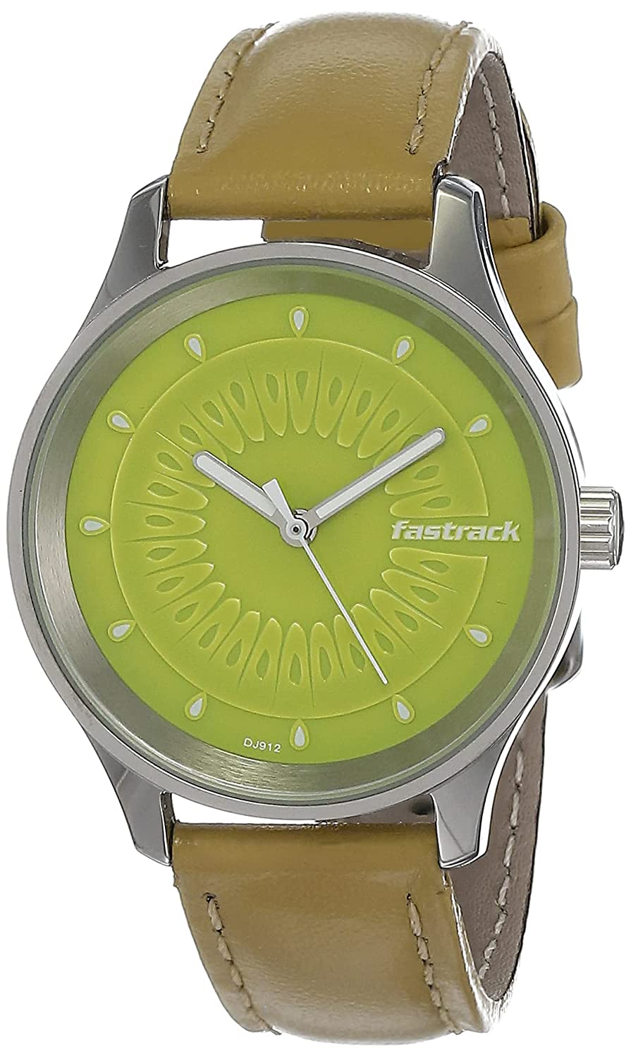 Fastrack Tropical Women Watch 6203SL01 | Leather Band | Water-Resistant | Quartz Movement | Classic Style | Fashionable | Durable | Affordable | Halabh.com
