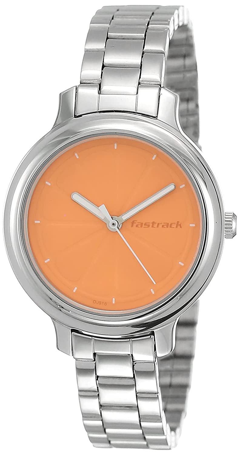 Fastrack Tropical Women Watch 6202SM01 | Stainless Steel | Mesh Strap | Water-Resistant | Minimal | Quartz Movement | Lifestyle | Business | Scratch-resistant | Fashionable | Halabh.com