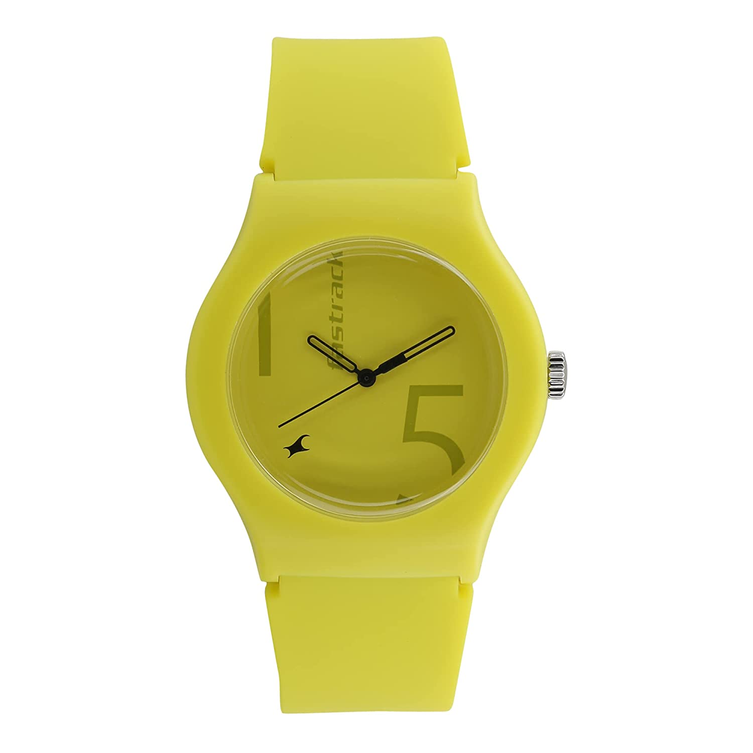 Fastrack Analog Yellow Dial Unisex Adult Watch