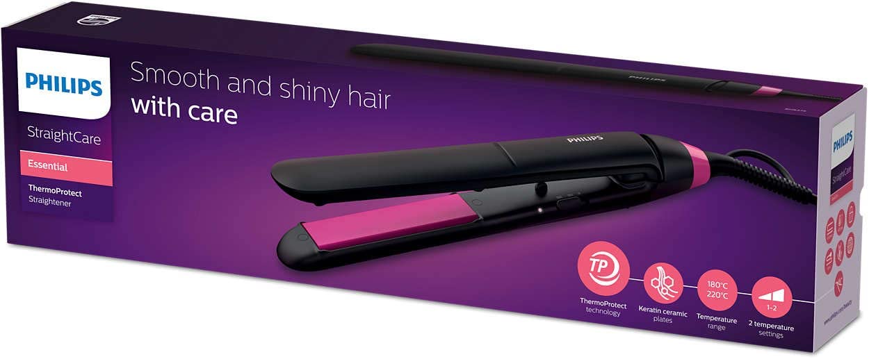 Philips Straight Care Essential Thermo Protect Straightener | Hair Care and Styling | Best Personal Care Accessories in Bahrain | Halabh