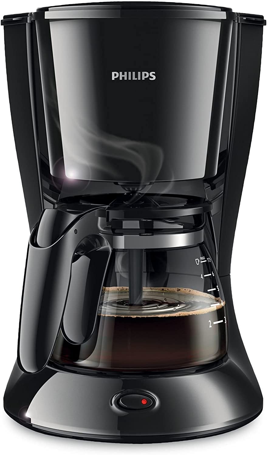 Phillips Drip Coffee Maker 0.6 L Ideal For 2-7 Cups Black Medium