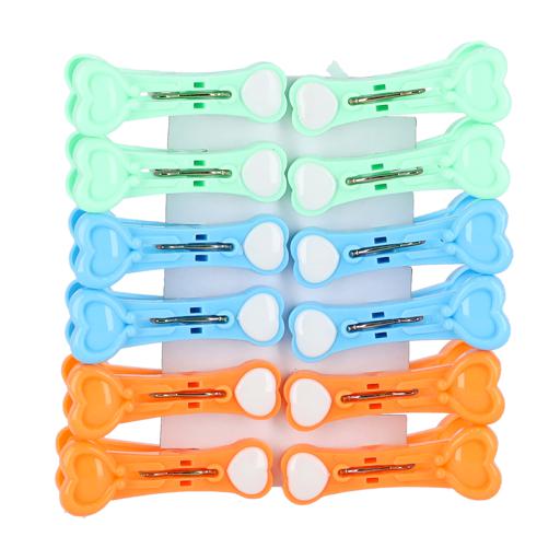 Royal ford 12 Piece Plastic Cloth Clips Multicolour | in Bahrain | Halabh.com