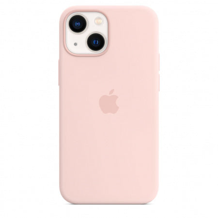 Apple iPhone 13 Mini Silicone Case With MagSafe Chalk Pink