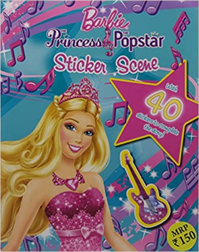 Barbie The Princess & The Popstar Sticker Scene