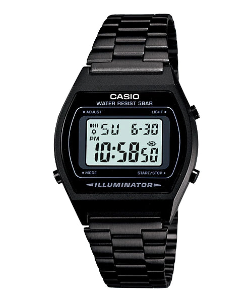Casio Vintage Digital Watch B640WB-1ADF | Stainless Steel | Mesh Strap | Water-Resistant | Minimal | Quartz Movement | Lifestyle | Business | Scratch-resistant | Fashionable | Halabh.com