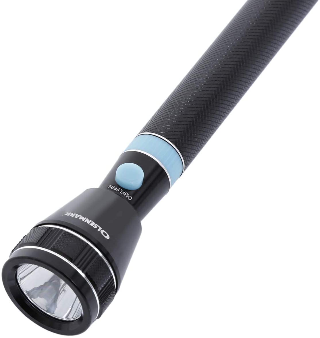 Olsenmark Rechargeable LED Flashlight Black