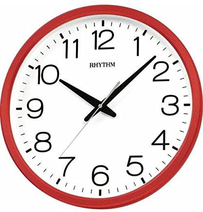 Rhythm Wall Clock CMG494NR01 | stylish watch | accurate timekeeping | wall clock | round clock | Casio watch | wall watch | home décor | timepiece | Halabh.com