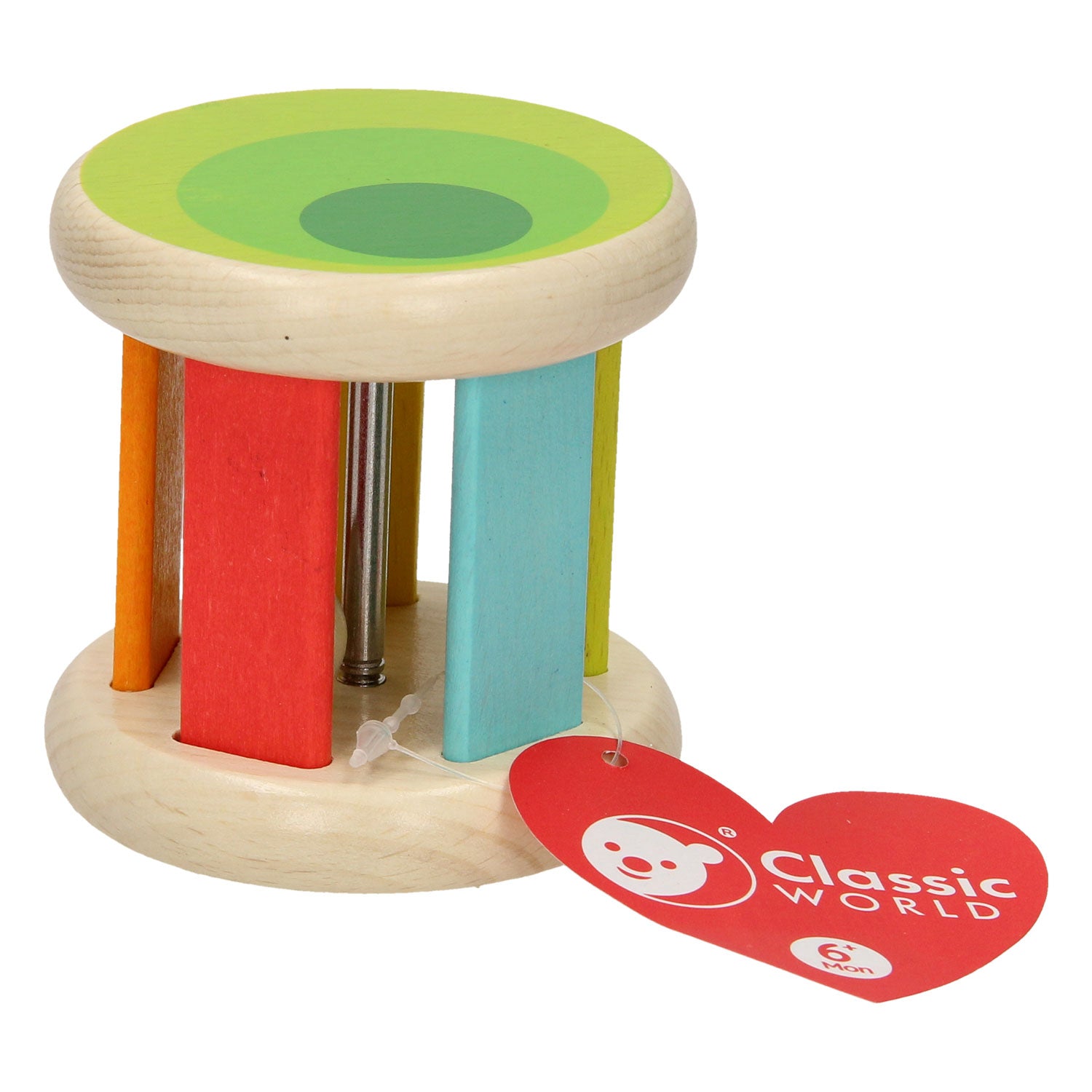 Classic World Wooden Rattle Round