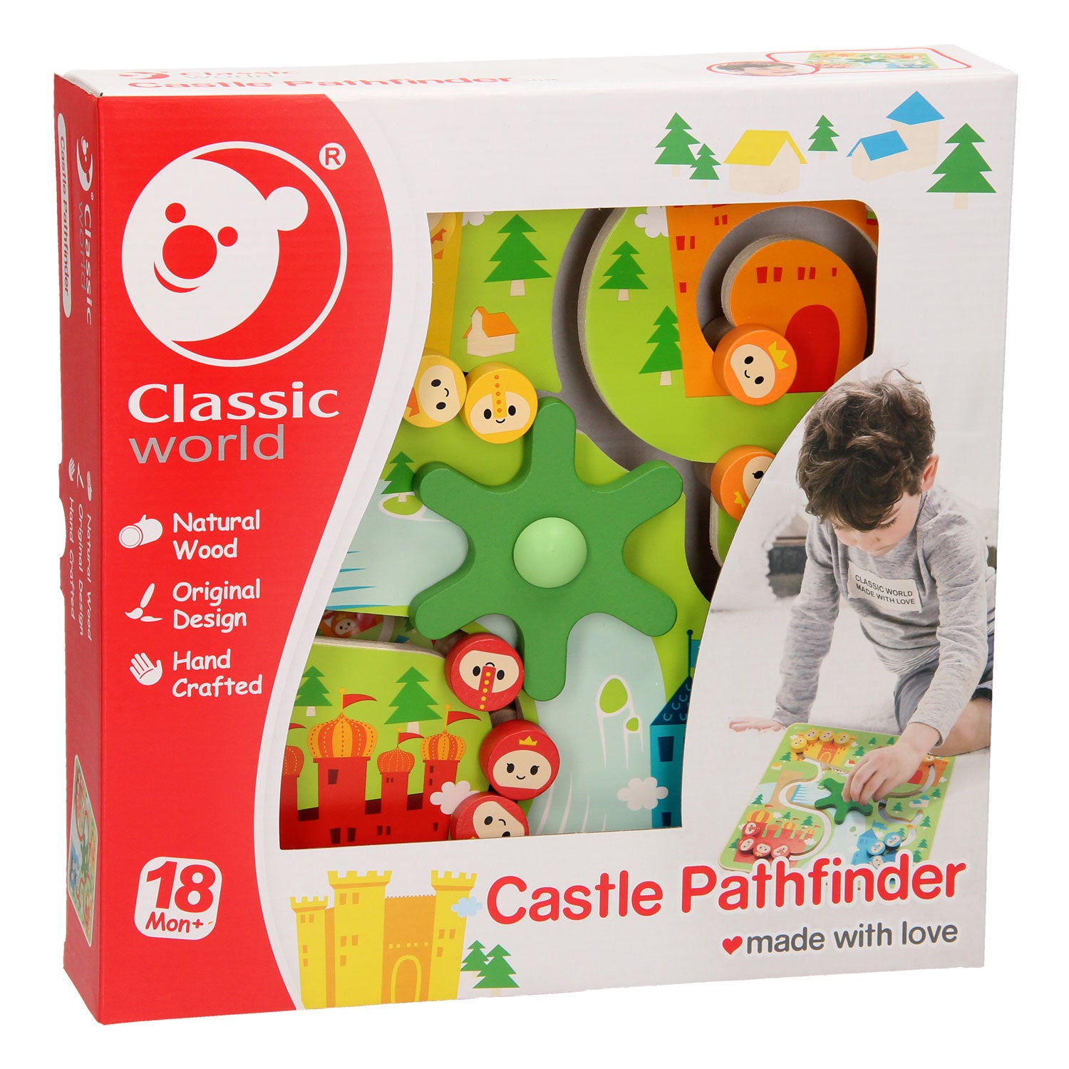 Classic World Wooden Motor Game Castle
