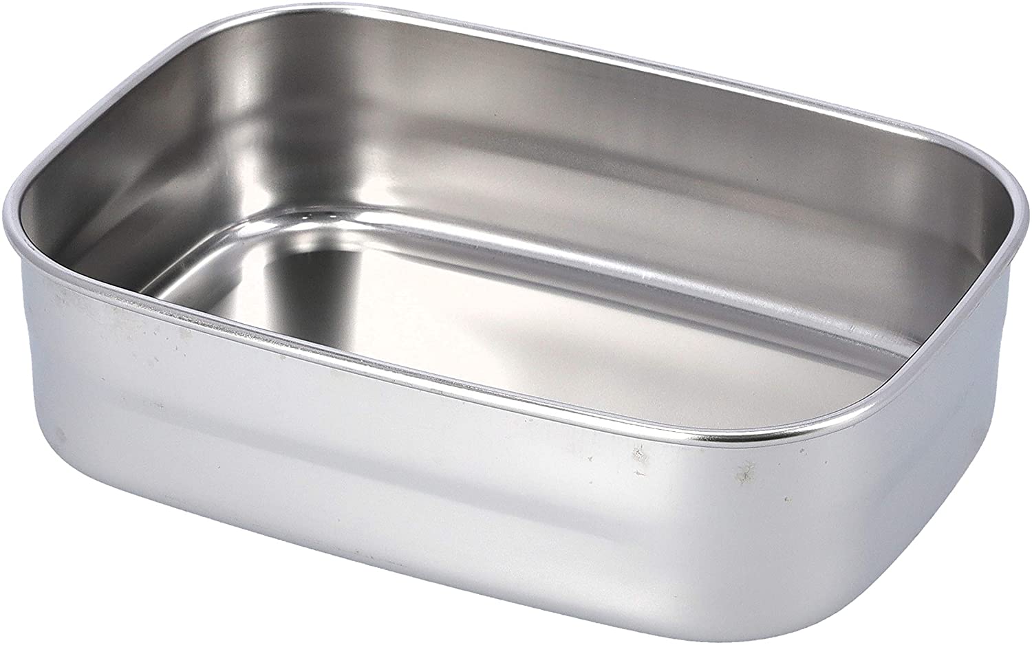 Royalford Stainless Steel Rectangle Food Container Blue Silver 350ml