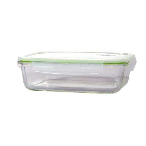 Royalford BRS Rectangular Glass Airtight Container 1L