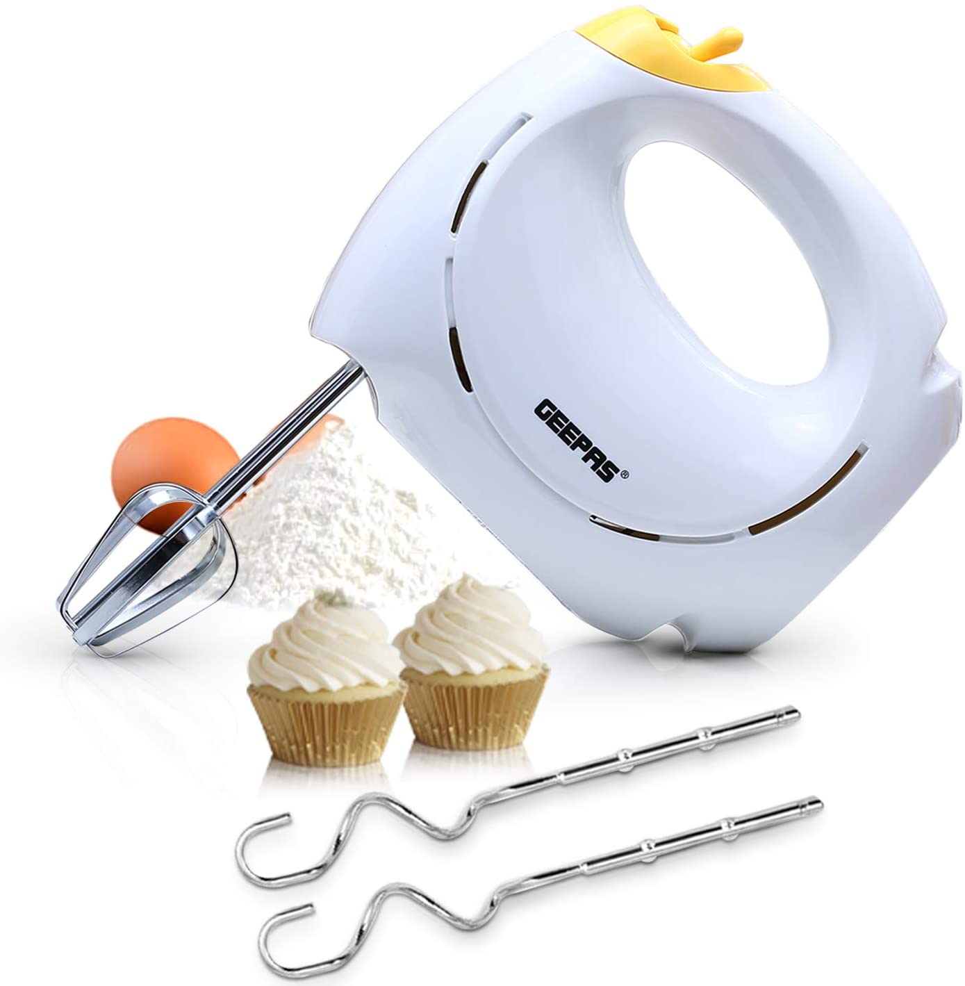 Geepas Hand Mixer 7-Speed Turbo with 150W Power | Kitchen Appliances | Halabh.com