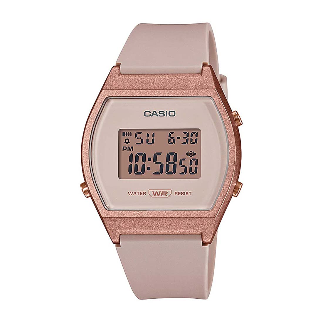 Casio Vintage Series Digital Rose Gold Dial Unisex Adult Watch