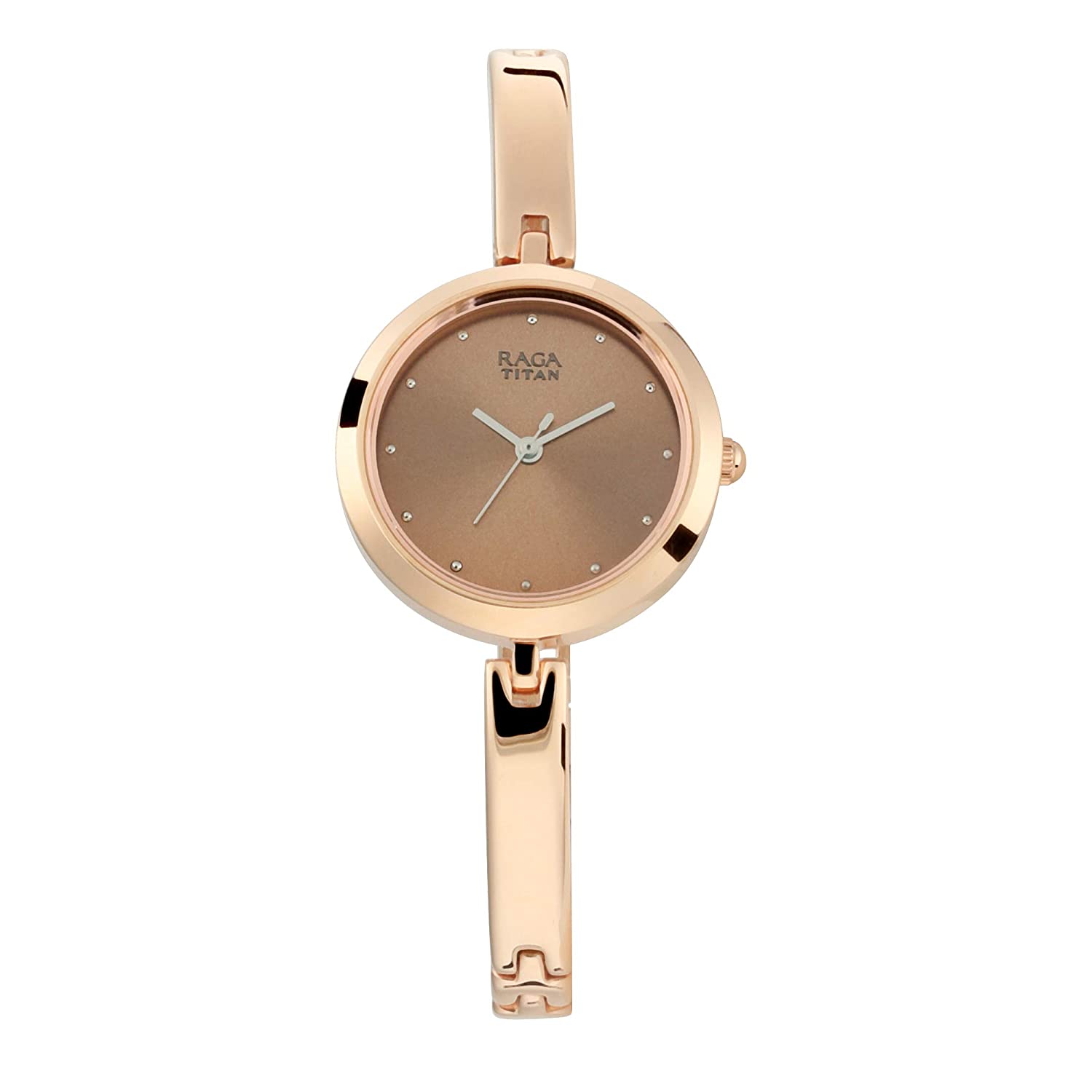 Titan Viva Analog Rose Gold Dial Women Watch