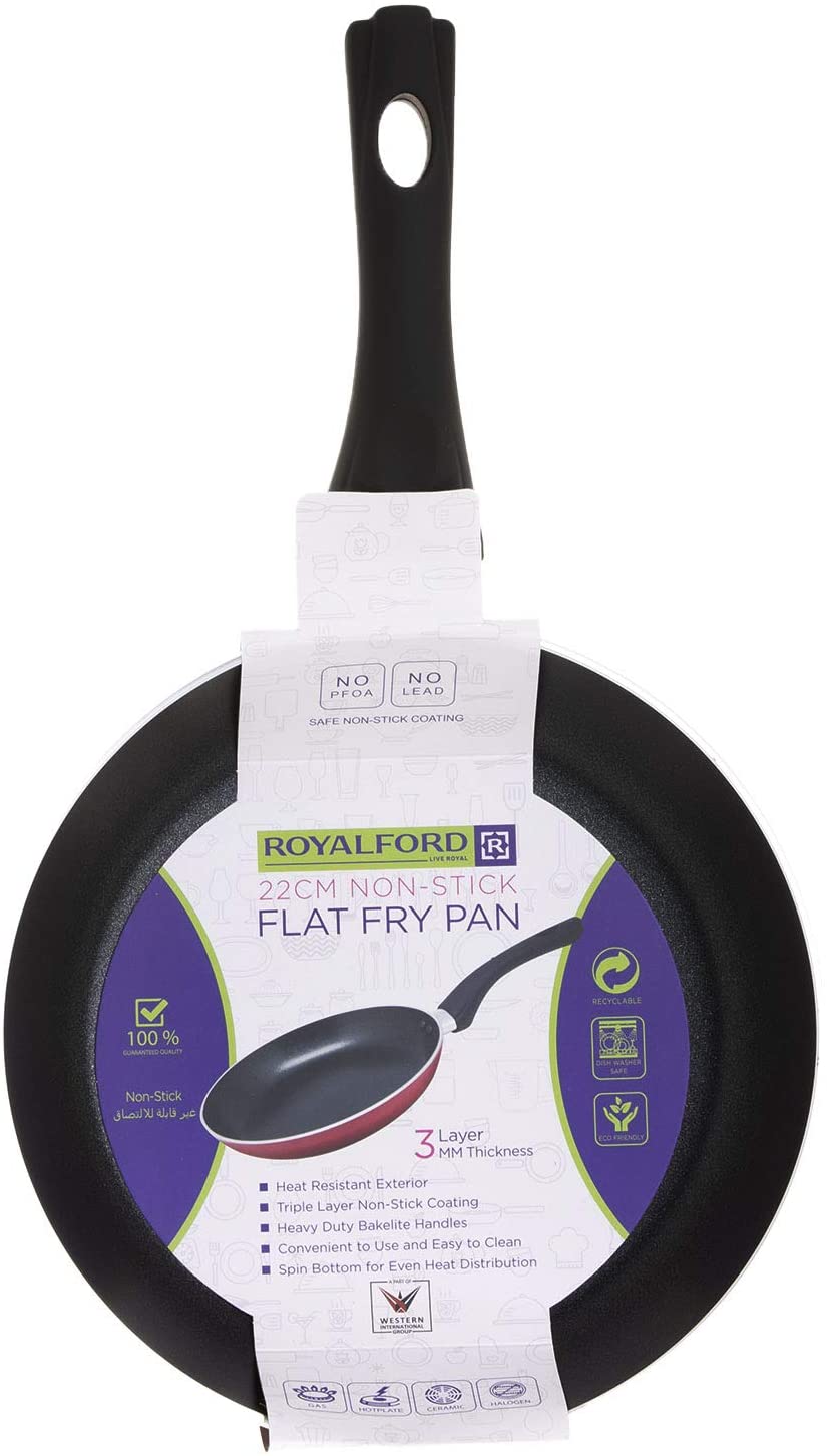 Royalford Fry Pan 22Cm Red