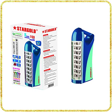 Star Gold LED 6V 4.5A Rechargeable Emergency Light | Home Appliance & Electronics | Halabh.com