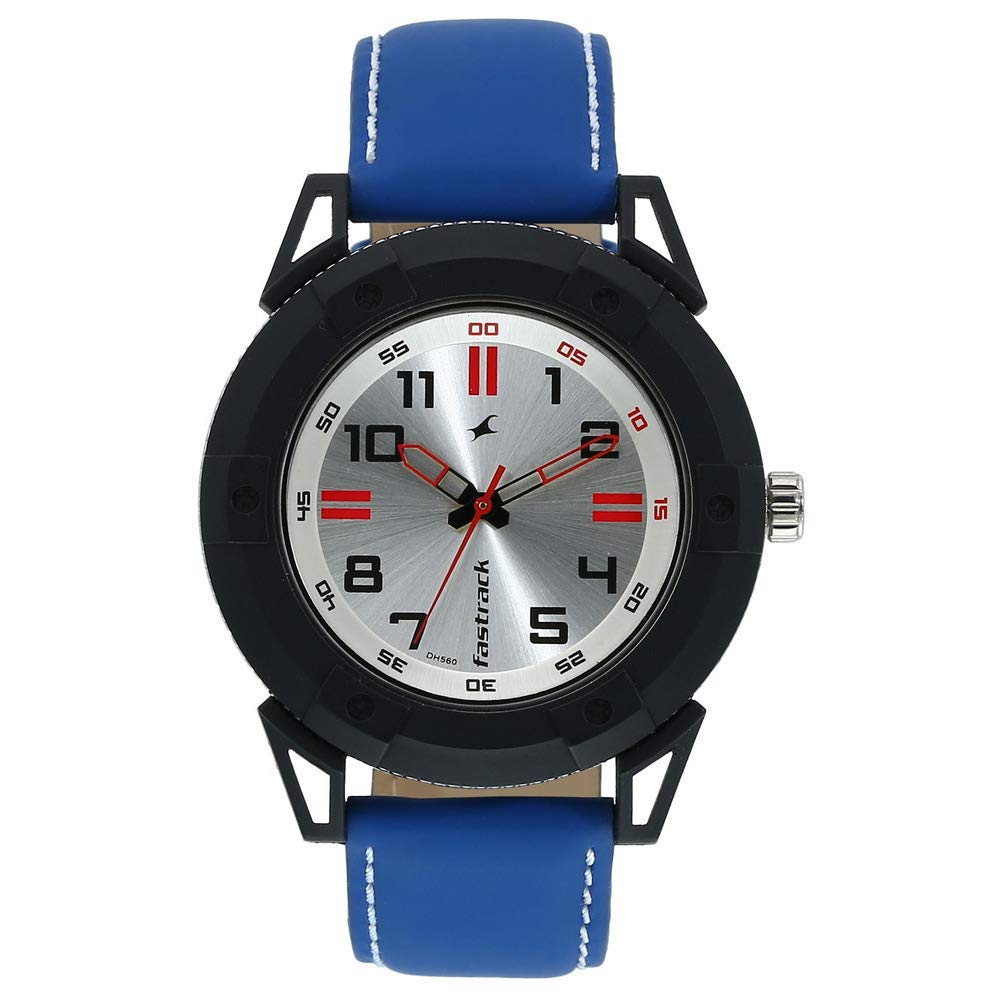 Fastrack Analog Silver Dial Men Watch