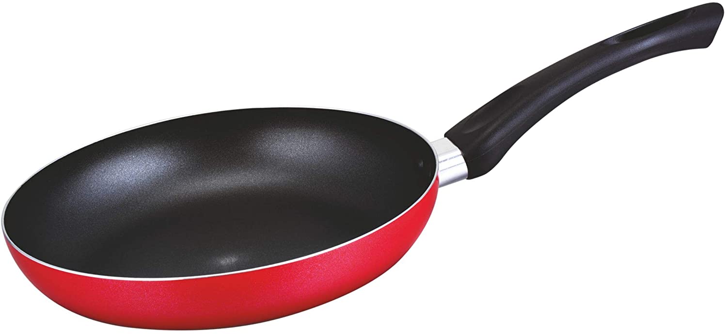 Delcasa Non Stick Fry Pan | Color Black & Red | Best Kitchen Accessories in Bahrain | Halabh