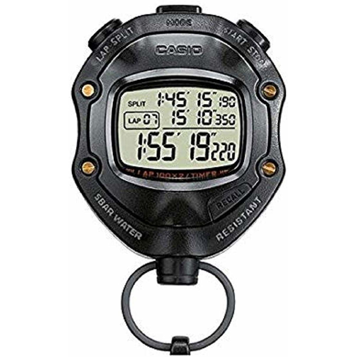 Casio Handheld Stopwatch HS-80TW-1DF| Handheld Stopwatch | Sports | Fitness | Athletes | Accurate | Lap Memory | Split Time | Durable | Measuring Performance | Halabh.com