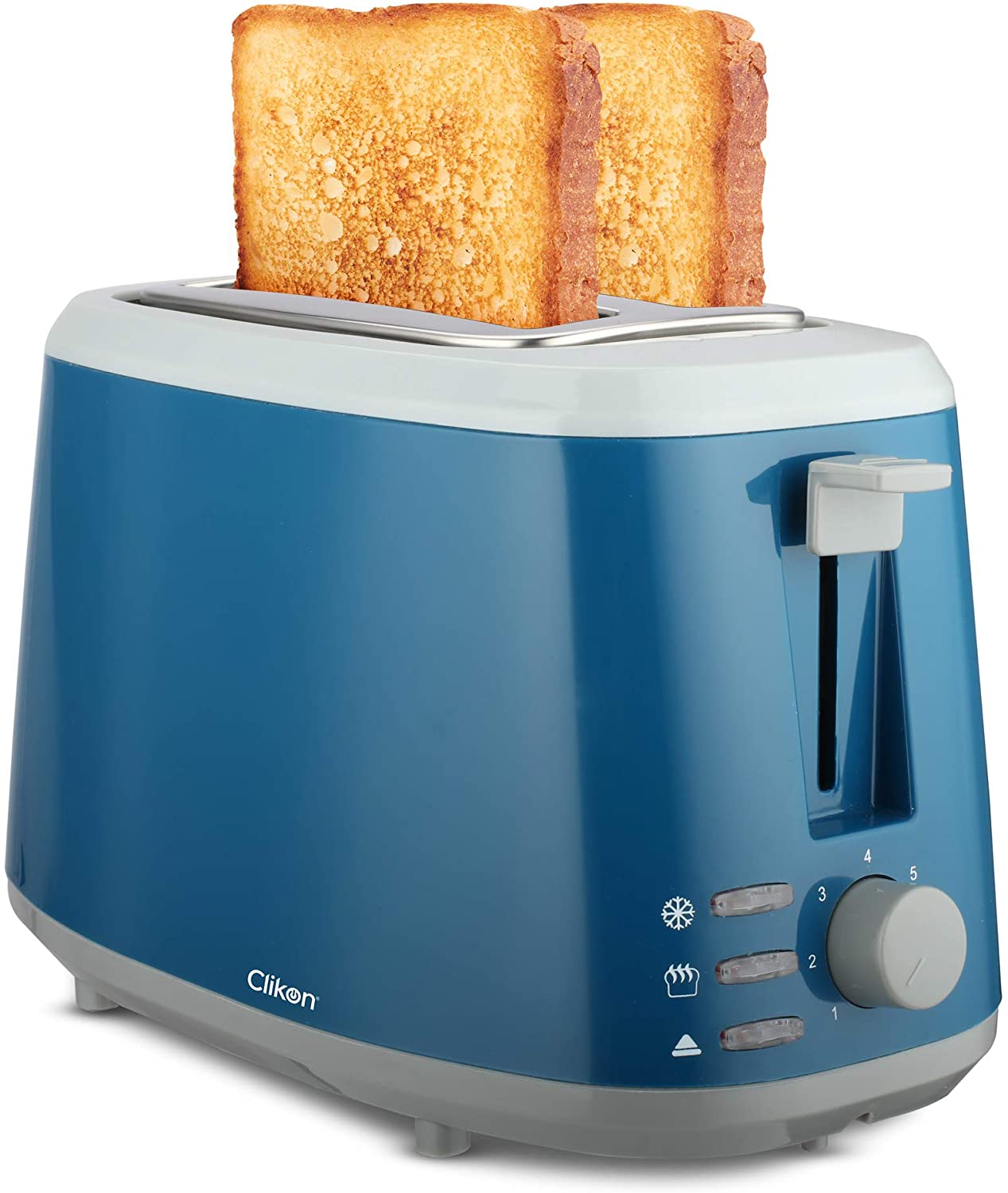 Clikon Toaster 2 Slices 800 Watts Blue | Kitchen Appliance | Halabh.com