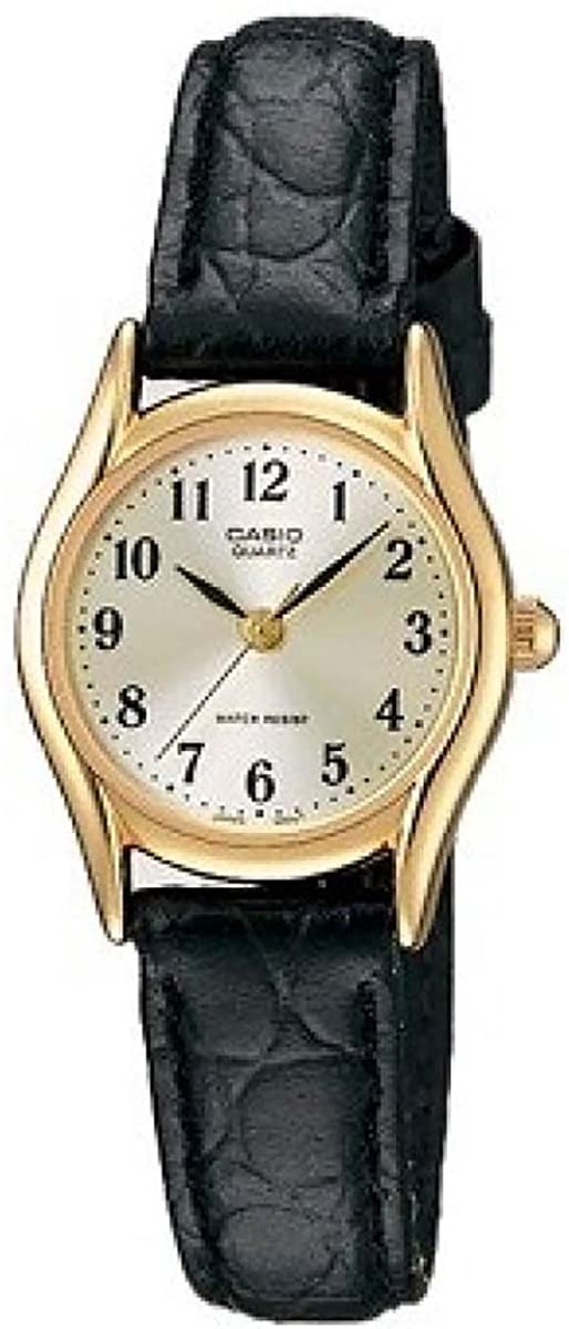 Casio General Ladies Watch LTP-1094Q-7B2RD | Leather Band | Water-Resistant | Quartz Movement | Classic Style | Fashionable | Durable | Affordable | Halabh.com