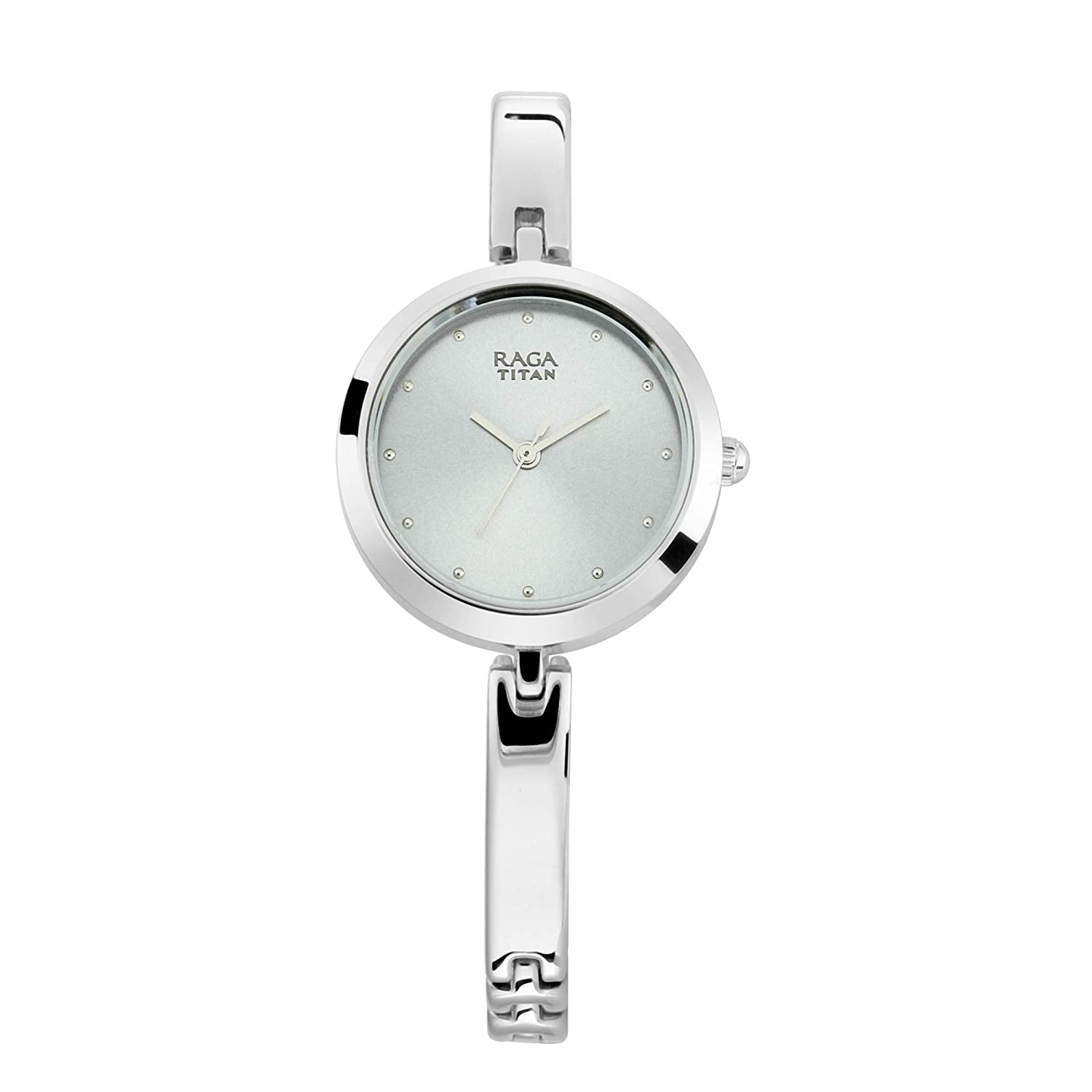 Titan Viva Analog Women Watch 2606SM04 | Stainless Steel | Mesh Strap | Water-Resistant | Minimal | Quartz Movement | Lifestyle | Business | Scratch-resistant | Fashionable | Halabh.com
