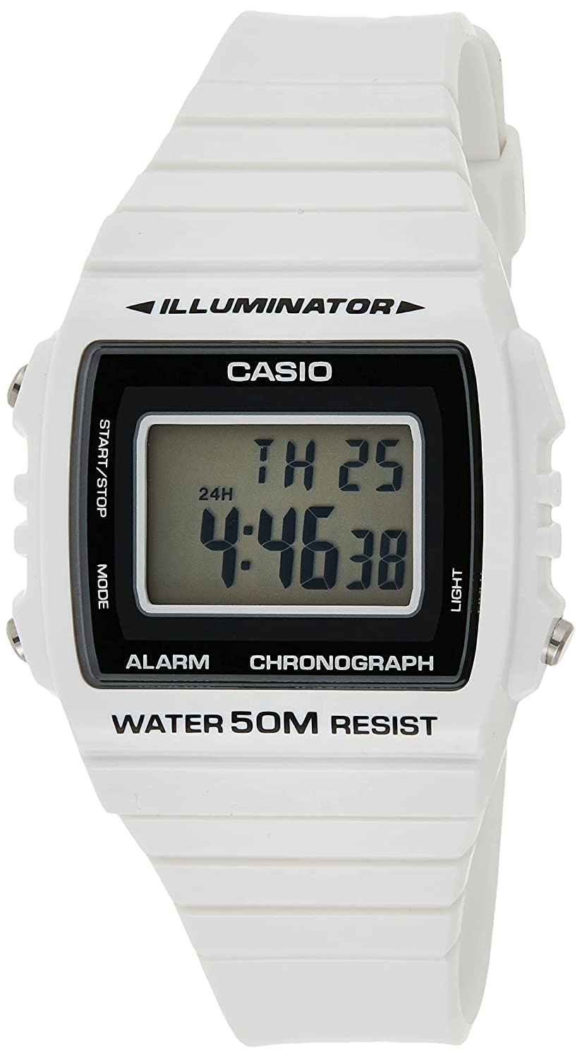 Casio Digital Alarm Chronograph W-215H-7AVDF | Resin | Water-Resistant | Minimal | Quartz Movement | Lifestyle| Business | Scratch-resistant | Fashionable | Halabh.com