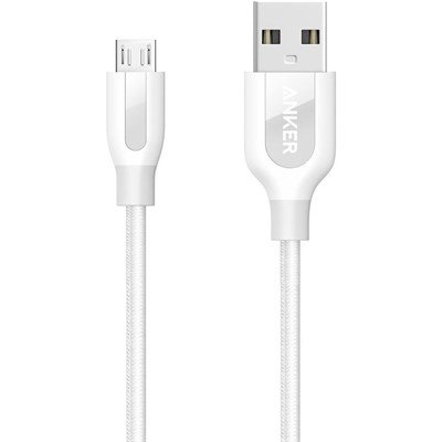 Anker Powerline Micro USB Cable 3ft White