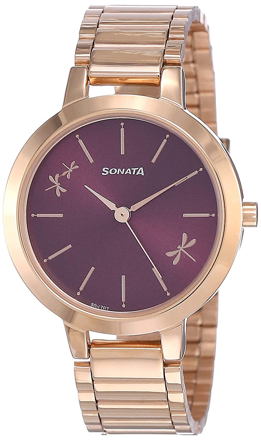 Sonata Play Analog Purple Dial Women's Watch