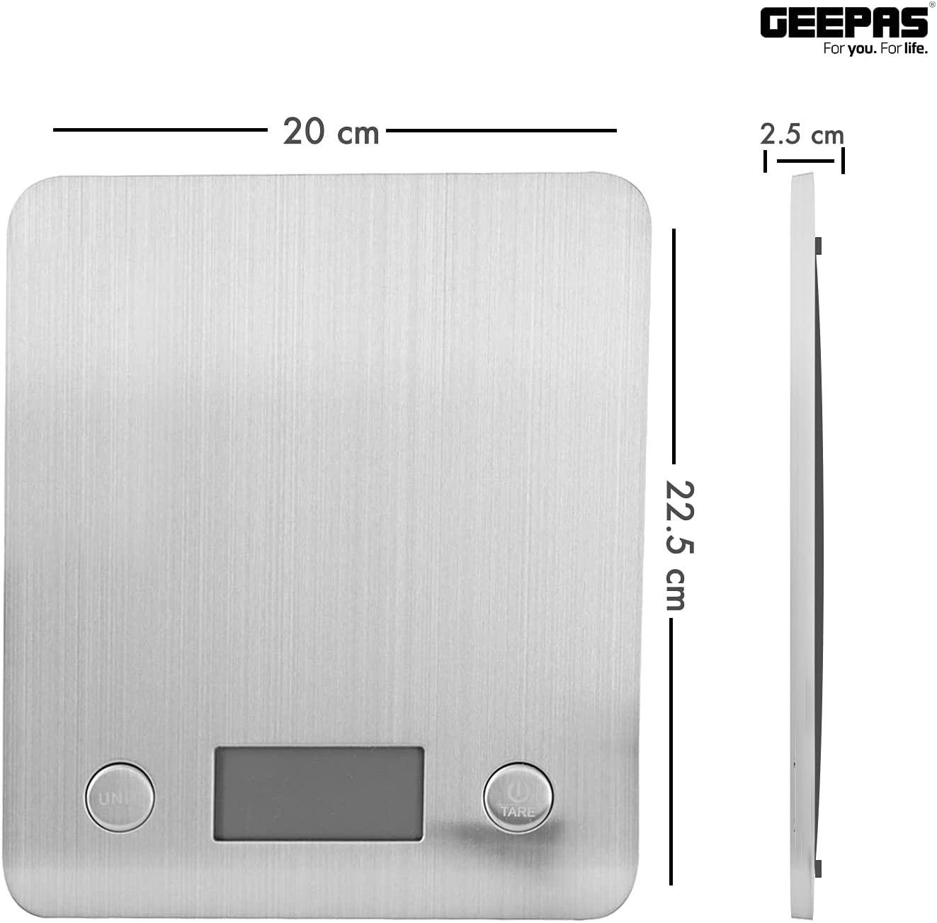Geepas Digital Kitchen Scale White
