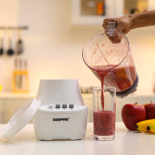 Geepas 3 In 1 Blender White | Kitchen Appliances | Halabh.com
