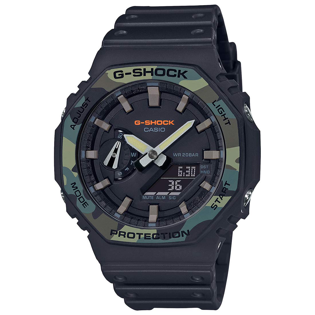 Casio G Shock Men's Watch GA-2100SU-1ADR  | Resin | Water-Resistant | Minimal | Quartz Movement | Lifestyle| Business | Scratch-resistant | Fashionable | Halabh.com