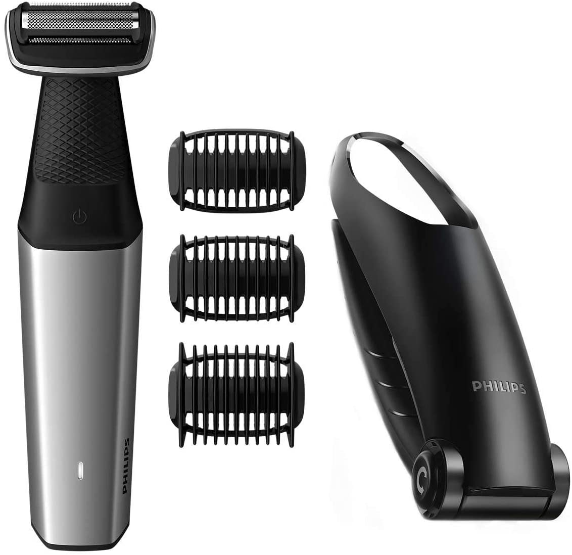Philips Body Groomer, Series 5000 Showerproof with Back Reaching Attachment and Skin Comfort System
