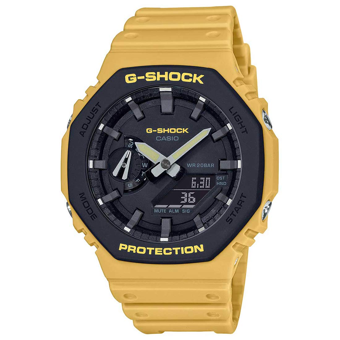 Casio G Shock Digital Men's Watch GA-2110SU-9ADR | Resin | Water-Resistant | Minimal | Quartz Movement | Lifestyle| Business | Scratch-resistant | Fashionable | Halabh.com