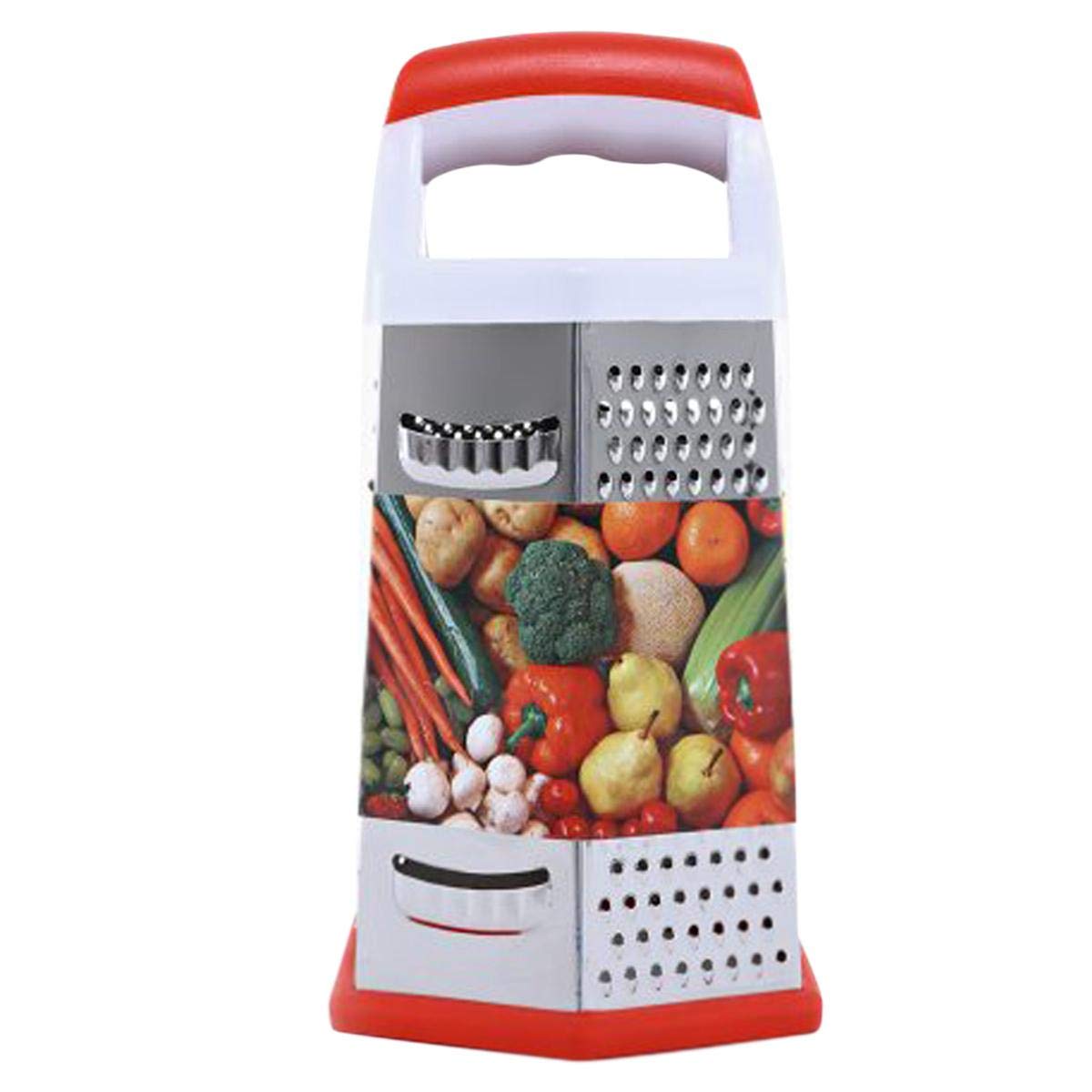 Royalford Stainless Steel 6 Sided Grater
